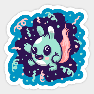 Cute monster Sticker